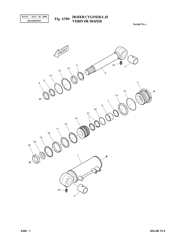 Doosan S75-V Wheel Loader Parts Catalog 1001 and Up - Image 8