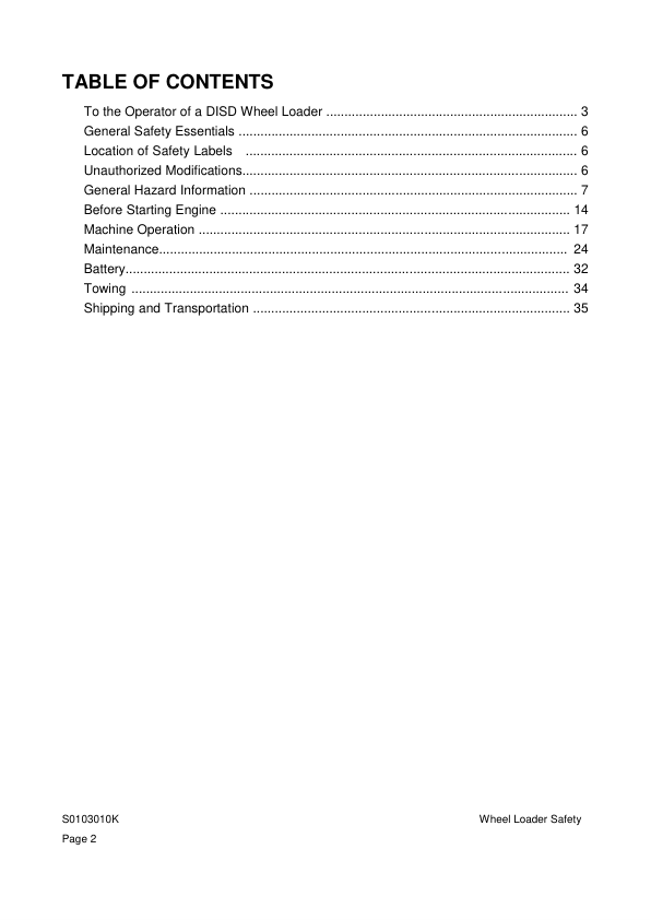 Doosan SD200 Wheel Loader Workshop Manual 1001 and Up Tier II - Image 6