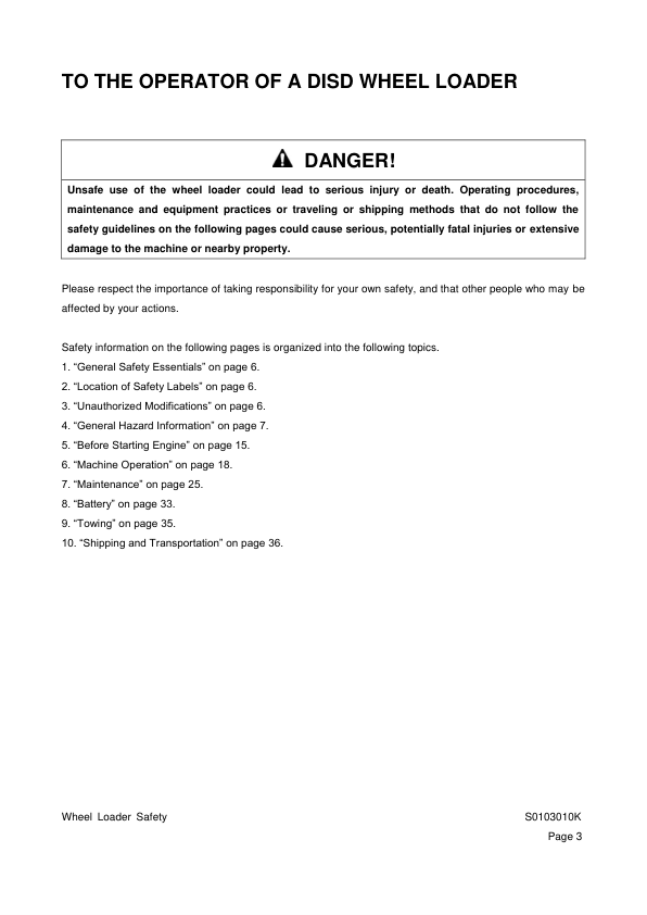 Doosan SD200 Wheel Loader Workshop Manual 1001 and Up Tier II - Image 7