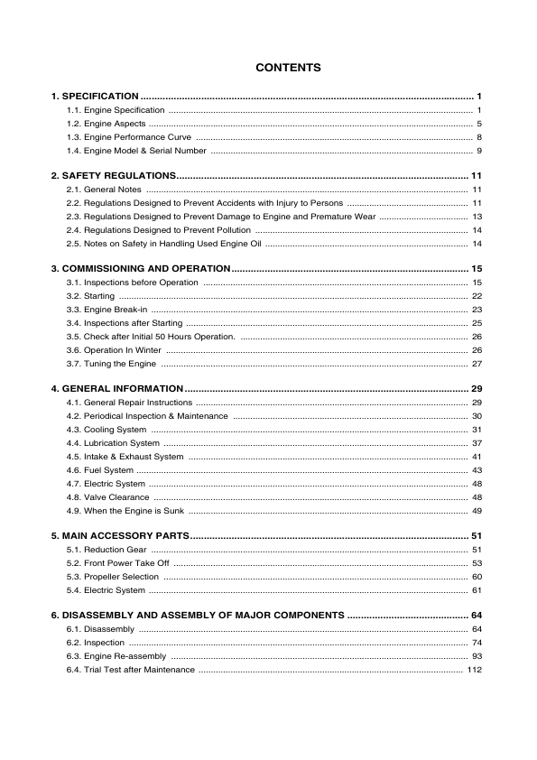Doosan V158T V180TI V222TI AD158TI AD180TI AD222TI Engine Operation and Maintenance Manual - Image 5