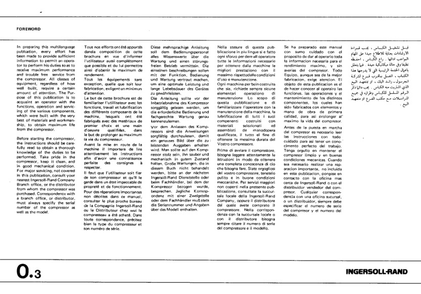 INGERSOLL-RAND P75 W-LO Compresor Operation and Manitenance Manual Parts Catalog 800001-800200 - Image 7