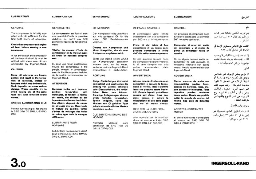 INGERSOLL-RAND P75 W-LO Compresor Operation and Manitenance Manual Parts Catalog 800001-800200 - Image 12