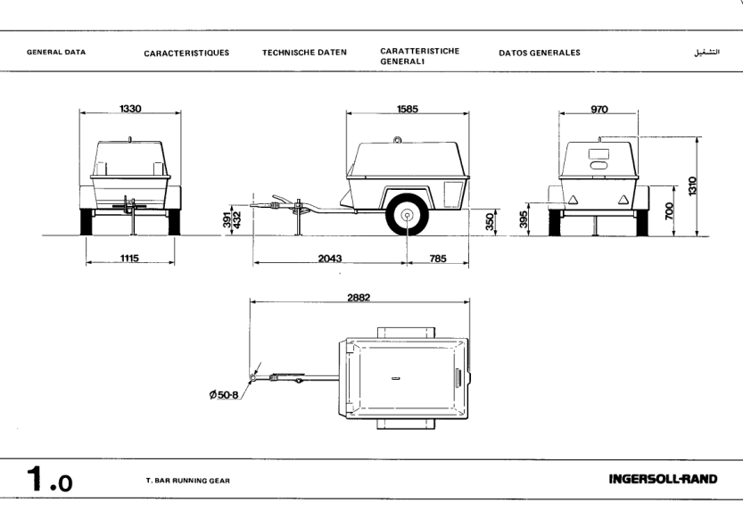 INGERSOLL-RAND P75 W-LO Compresor Operation and Manitenance Manual Parts Catalog 800001-800200 - Image 8