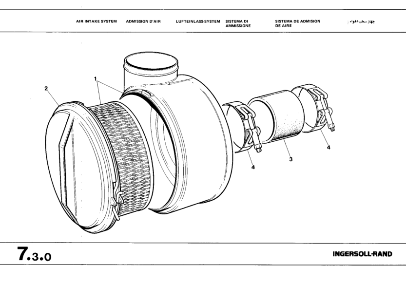 INGERSOLL-RAND P75 W-LO Compresor Operation and Manitenance Manual Parts Catalog 800001-800200 - Image 14