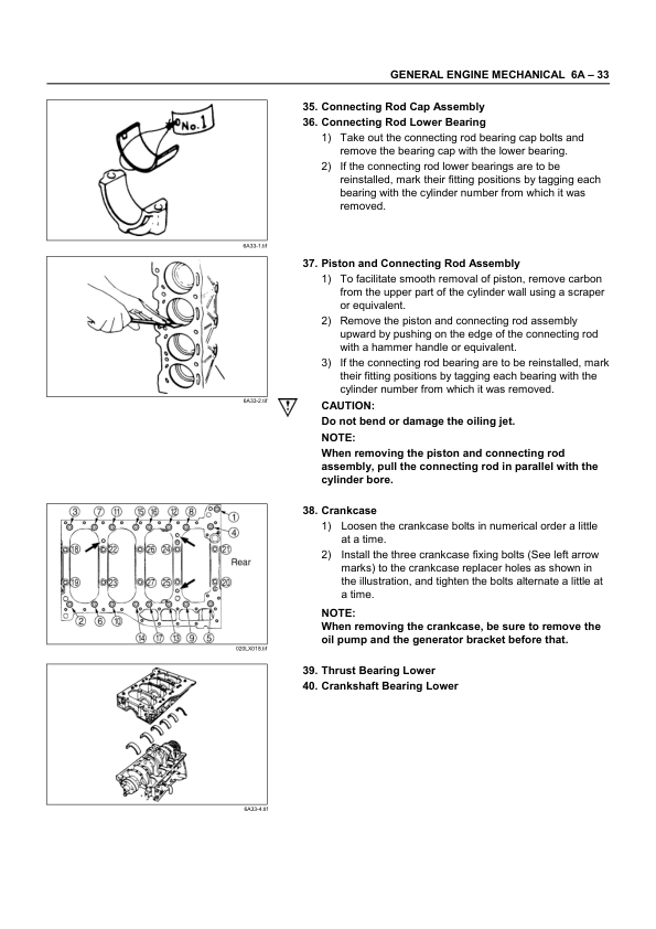 Isuzu NHR NKR NPR 4H Series Engine Workshop Manual - Image 9