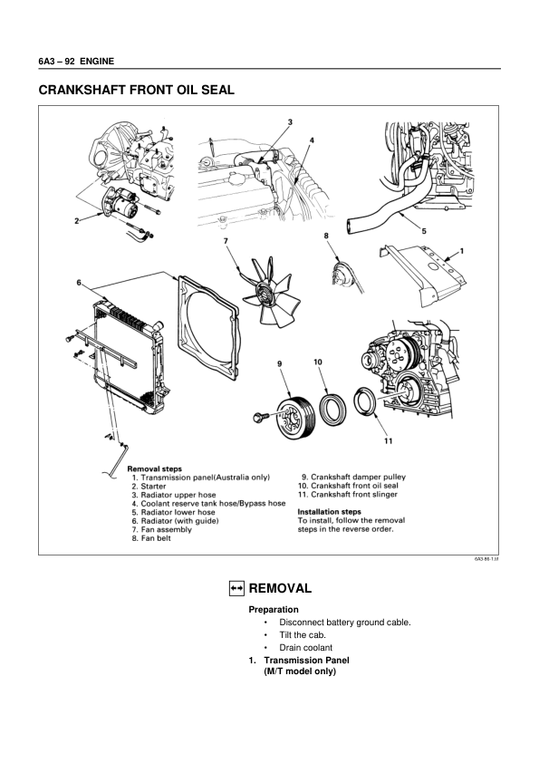 Isuzu NHR NKR NPR 4H Series Engine Workshop Manual - Image 10