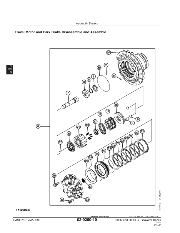 John Deere 200D 200DLC Excavator Repair Technical Manual - Image 6