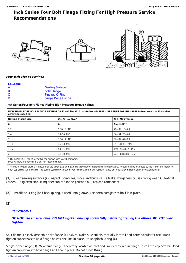 John Deere 210G 210GLC Excavator Repair Technical Manual - Image 10