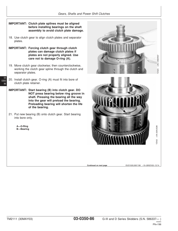 John Deere G-III D Series Skidders Repair Technical Manual TM2111 - Image 6