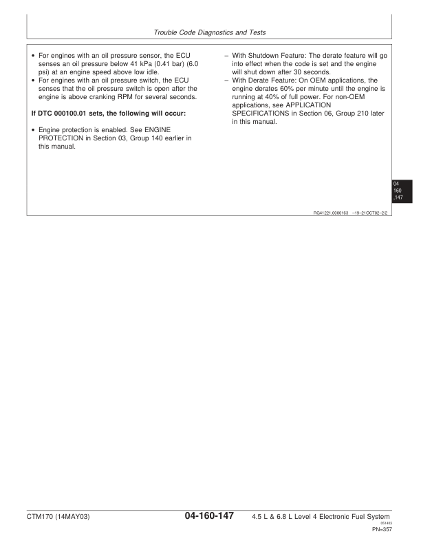 John Deere PowerTech 4.5L 6.8L Diesel Engines Level 4 Electronic Fuel System Technical Manual - Image 9