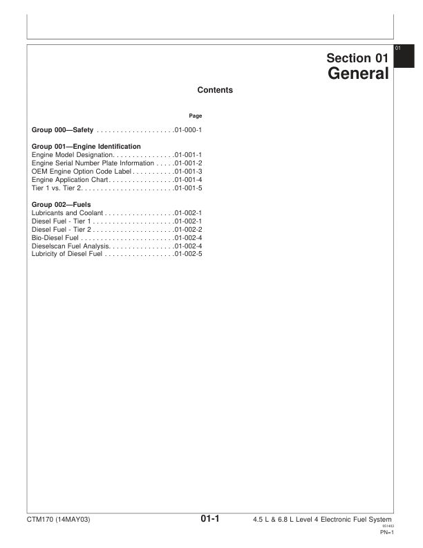 John Deere PowerTech 4.5L 6.8L Diesel Engines Level 4 Electronic Fuel System Technical Manual - Image 6