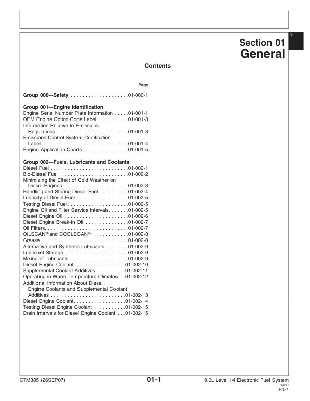 John Deere PowerTech Plus 9.0L Diesel Engines Level 14 Electronic Fuel System Technical Manual - Image 5