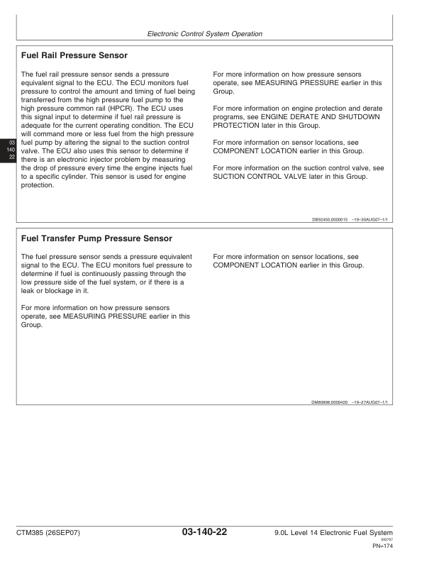 John Deere PowerTech Plus 9.0L Diesel Engines Level 14 Electronic Fuel System Technical Manual - Image 10