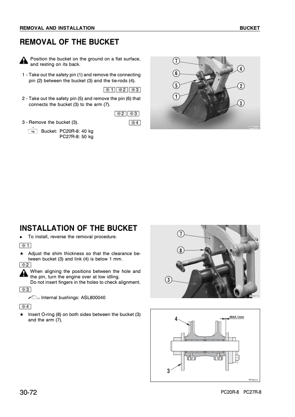 Komatsu PC20R-8 PC27R-8 Excavators Workshop Manual - Image 10