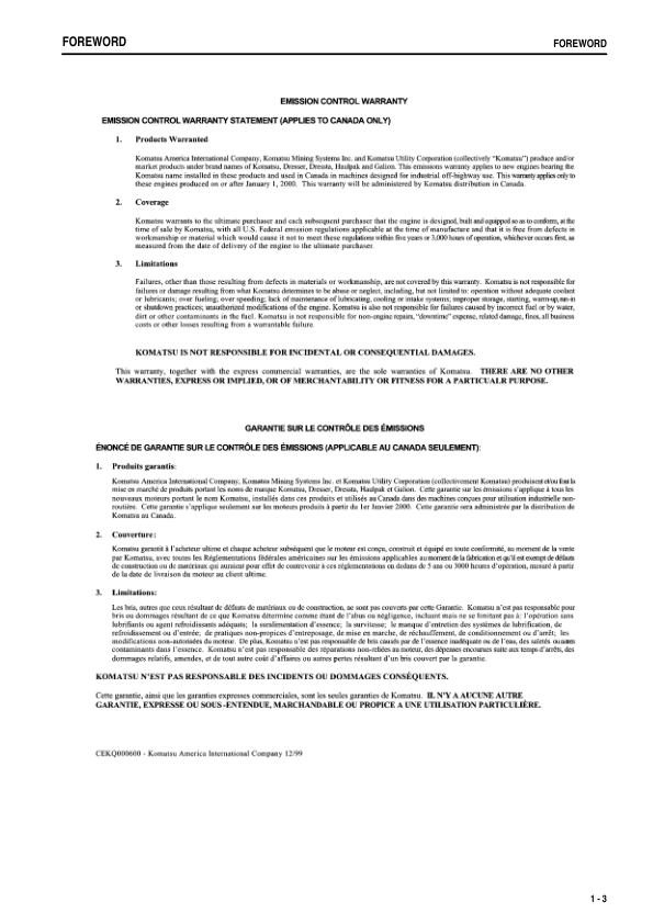 Komatsu PC27MR-2 Excavator Workshop Manual - Image 4