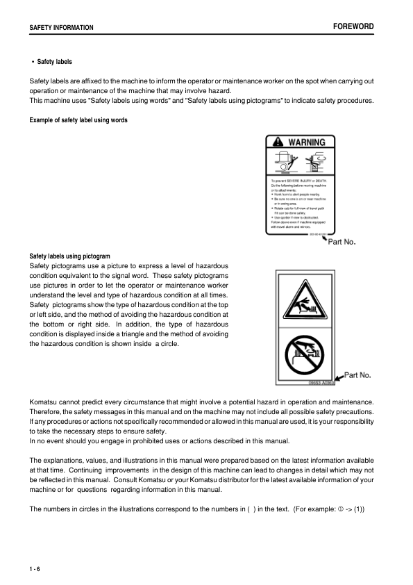 Komatsu PC27MR-2 Excavator Workshop Manual - Image 7