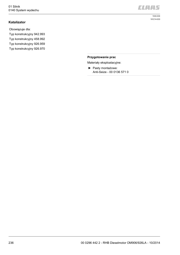 Mercedes Benz OM906LA OM926LA Engine Repair Manual PL - Image 9