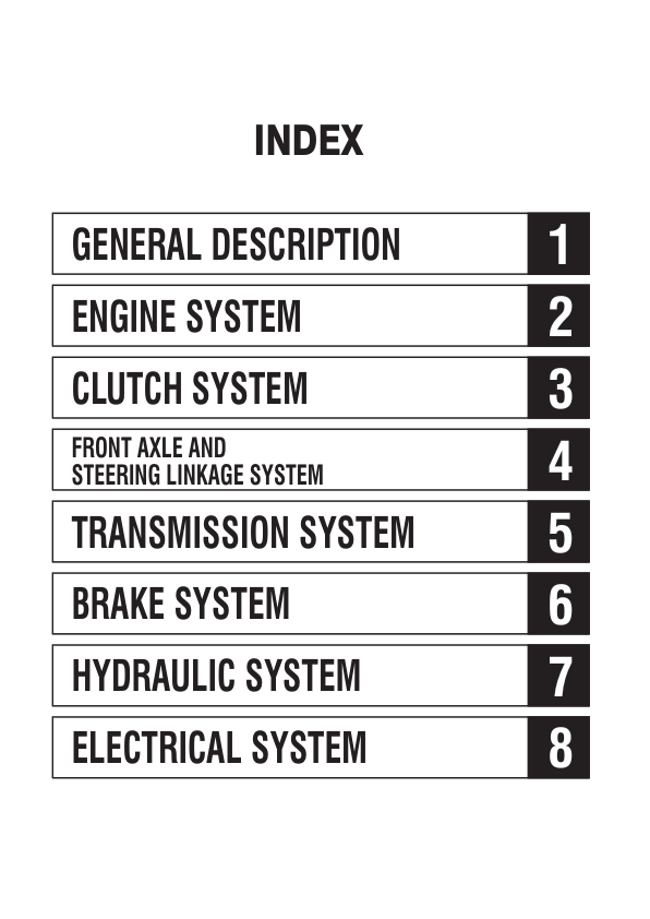 Mitsubishi K4D Engine Repair Manual - Image 3