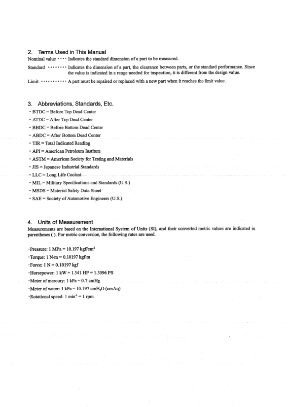 Mitsubishi S6S S4S Diesel Engine Service Manual - Image 4