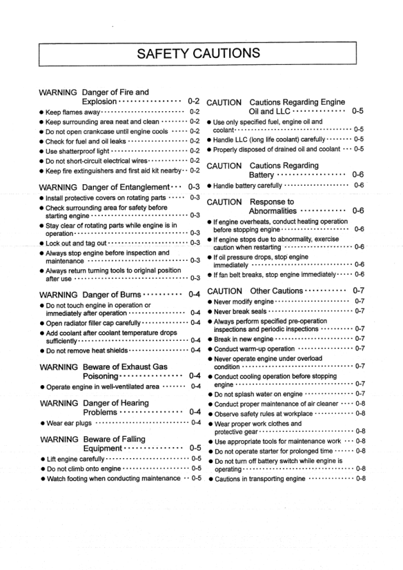 Mitsubishi S6S S4S Diesel Engine Service Manual - Image 6