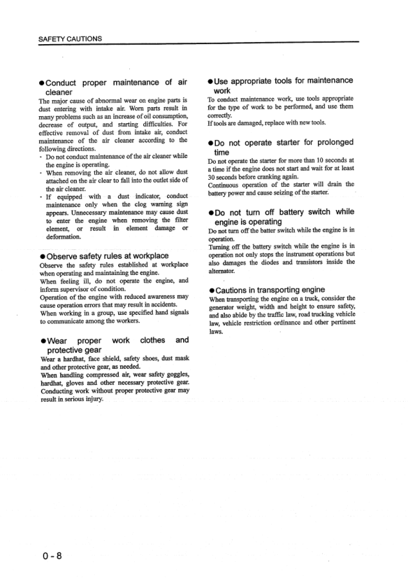 Mitsubishi S6S S4S Diesel Engine Service Manual - Image 9