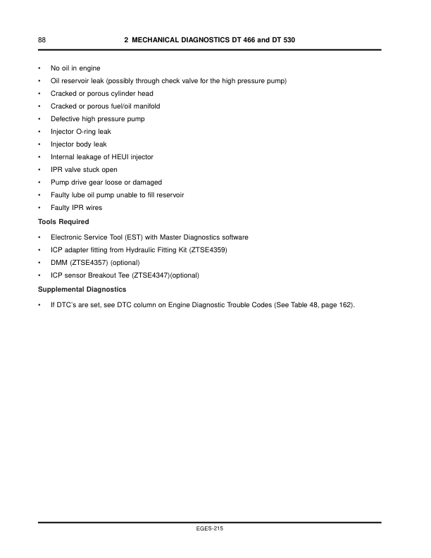 Navistar International DT466 DT530 2000-2003 Diagnostic Service Manual - Image 12