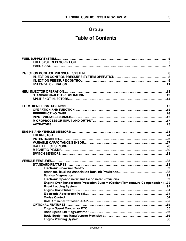 Navistar International DT466 DT530 2000-2003 Diagnostic Service Manual - Image 6