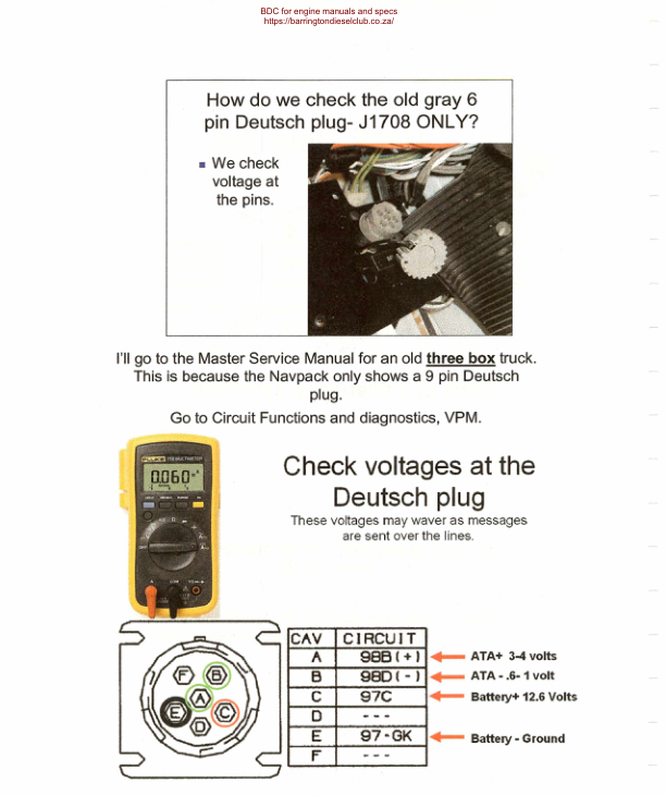 Navistar International DT466E 530E Diesel Engine Service Manual - Image 9