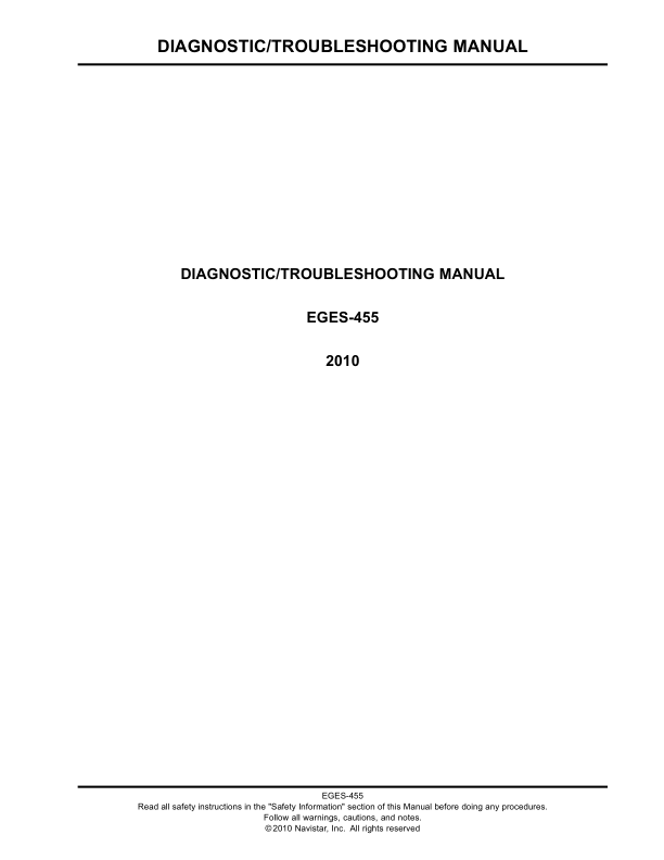 Navistar MaxxForce DT9 DT10 2010 Diagnostic Service Manual - Image 2