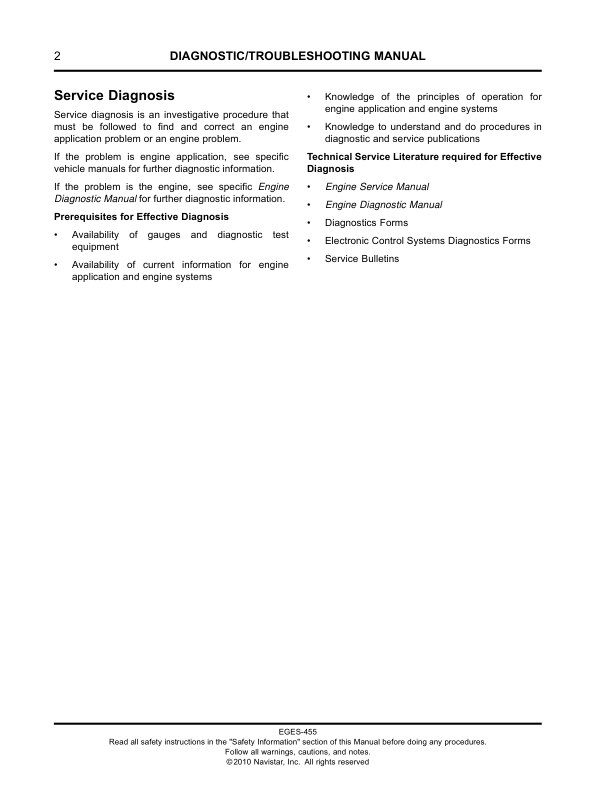 Navistar MaxxForce DT9 DT10 2010 Diagnostic Service Manual - Image 5
