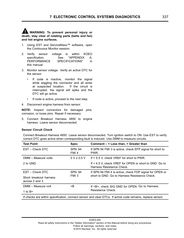 Navistar MaxxForce DT9 DT10 2010 Diagnostic Service Manual - Image 10