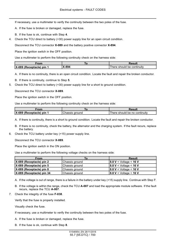 New Holland Farmlift 633 636 737 742 935 Stage IV Telescopic Handler Service Manual - Image 11