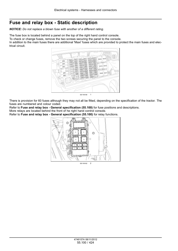 New Holland T6.120 T6.140 T6.150 T6.155 T6.160 T6.165 T6.176 Tractors Service Manual - Image 10
