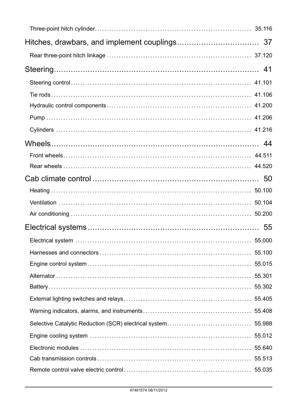 New Holland T6.120 T6.140 T6.150 T6.155 T6.160 T6.165 T6.176 Tractors Service Manual - Image 7