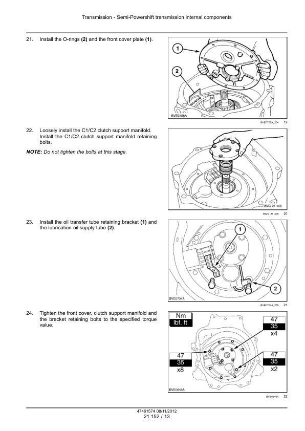 New Holland T6.120 T6.140 T6.150 T6.155 T6.160 T6.165 T6.176 Tractors Service Manual - Image 12