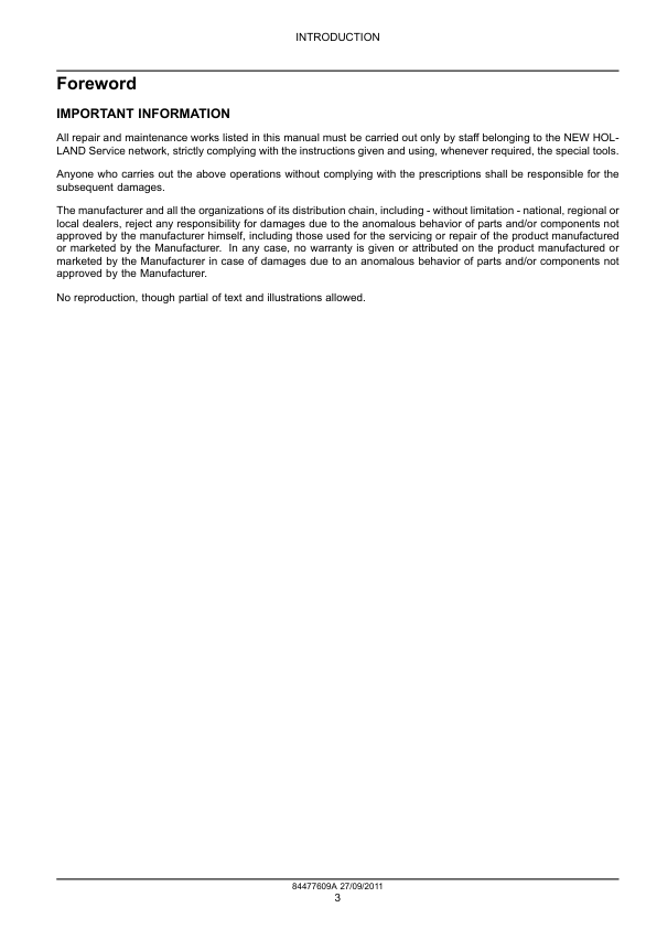 New Holland T7.170 T7.185 T7.200 T7.210 Auto Command Tractors Service Manual - Image 6