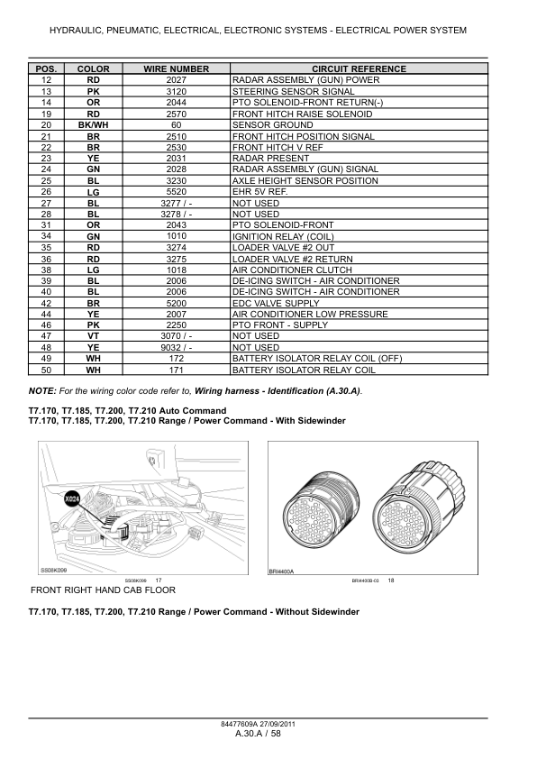 New Holland T7.170 T7.185 T7.200 T7.210 Auto Command Tractors Service Manual - Image 11