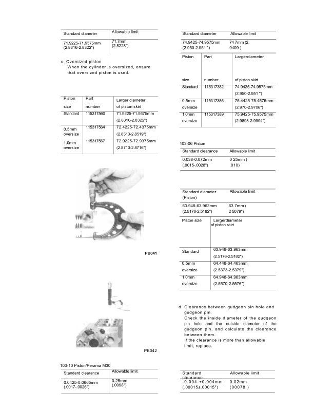 Perkins 100 Series 103-06 103-09 103-10 M25 M30 Engines Workshop Manual - Image 10