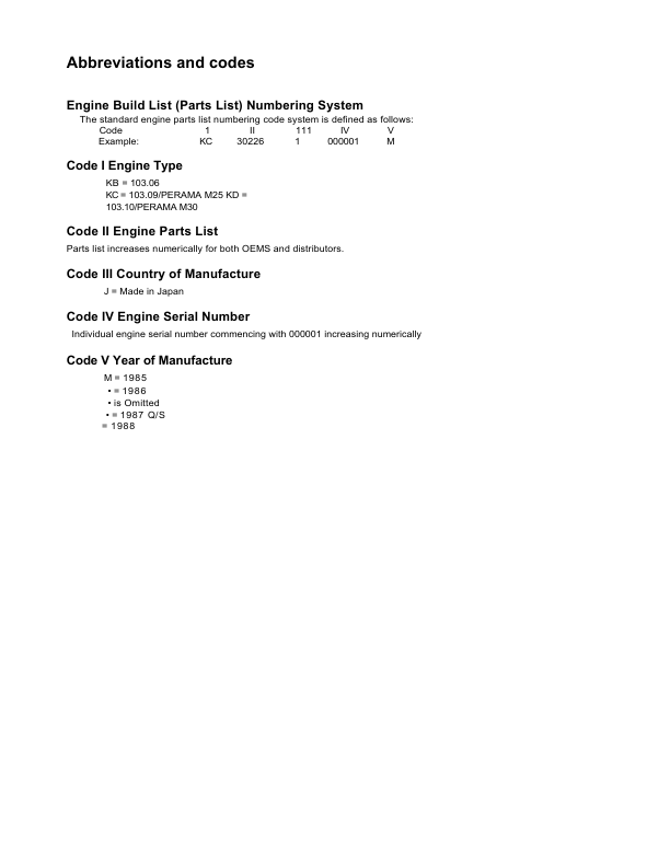 Perkins 100 Series 103-06 103-09 103-10 M25 M30 Engines Workshop Manual - Image 4