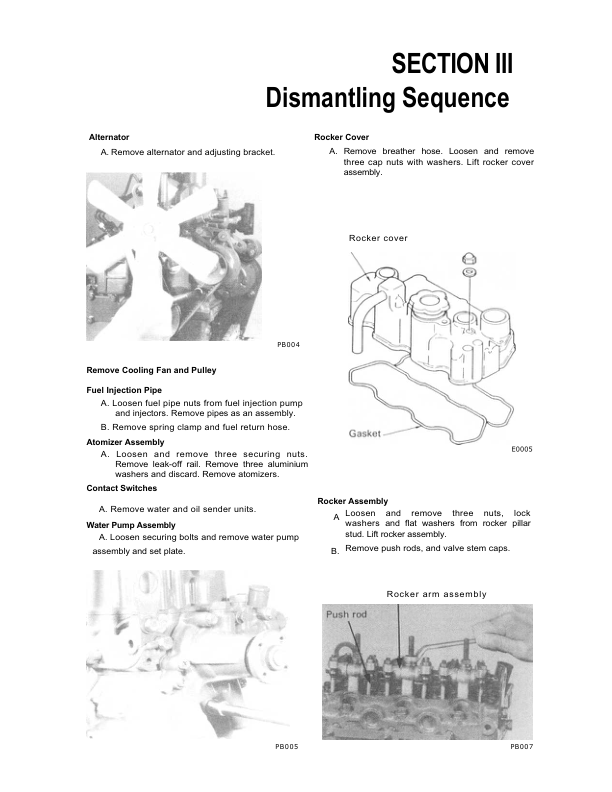 Perkins 100 Series 103-06 103-09 103-10 M25 M30 Engines Workshop Manual - Image 9