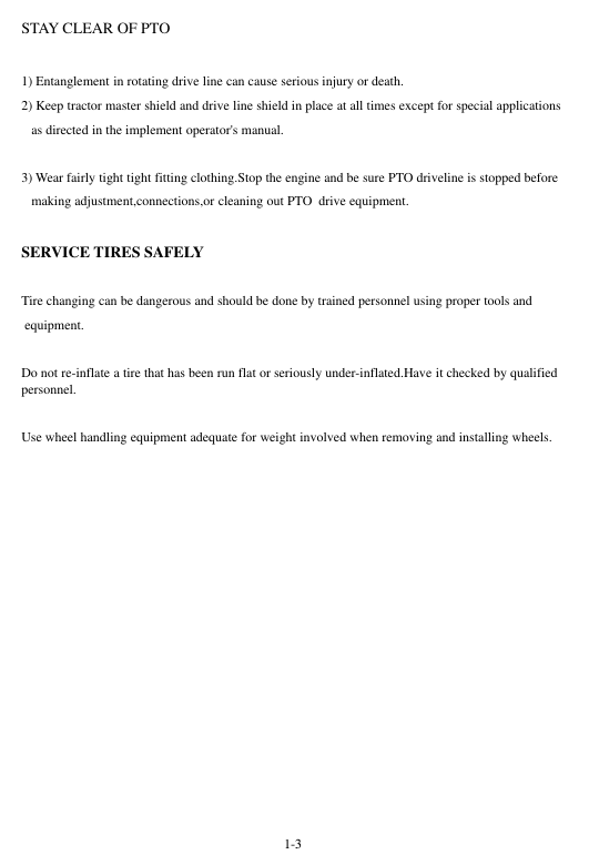 TYM T25NH Tractor Workshop Manual - Image 7