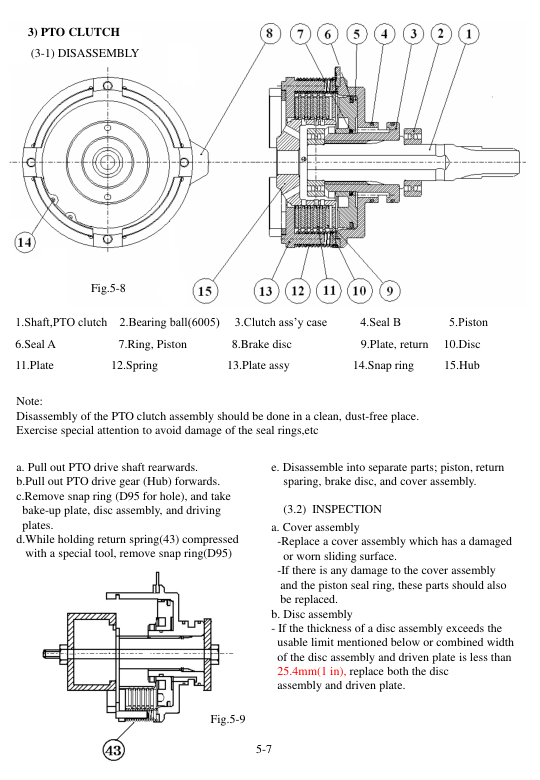 TYM T25NH Tractor Workshop Manual - Image 13