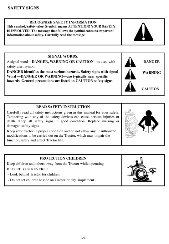 TYM T25NH Tractor Workshop Manual - Image 9