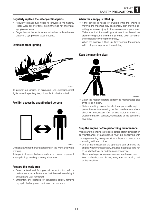Takeuchi TB250 Compact Excavator Workshop Manual - Image 6