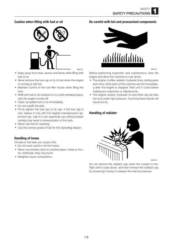 Takeuchi TB250 Compact Excavator Workshop Manual - Image 8