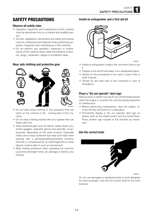 Takeuchi TB250 Compact Excavator Workshop Manual - Image 5
