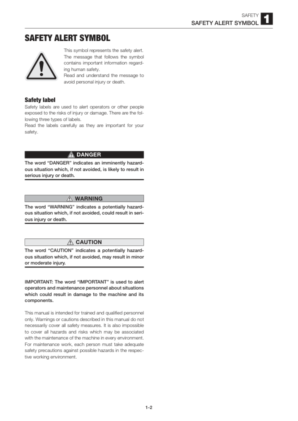 Takeuchi TB250 Compact Excavator Workshop Manual - Image 4