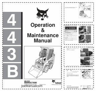 Bobcat 443B Skid Steer Loader Operation and Maintenance Manual