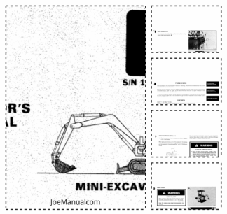Bobcat 56 Excavator Operation and Maintenance Manual 12001