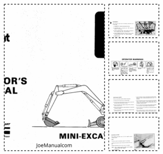 Bobcat 56 Excavator Operation and Maintenance Manual